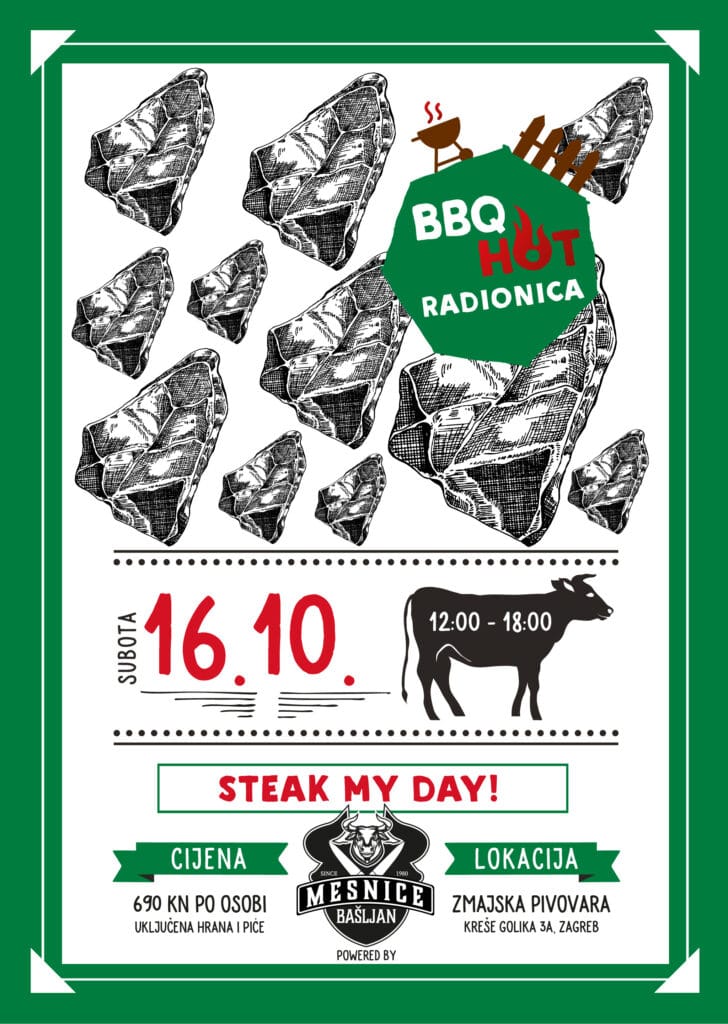 Steak Radionica - Steak my day! 16.10.2021. - RASPRODANO! 1