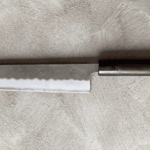 Hokiyama Ginsanko Rosewood Kiritsuke nož 210mm Oštar Rub 5