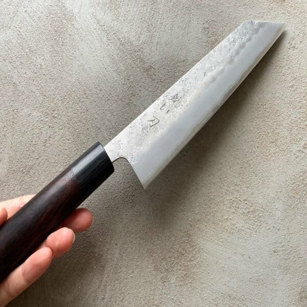 Hokiyama Ginsanko Rosewood Kiritsuke nož 210mm Oštar Rub 1