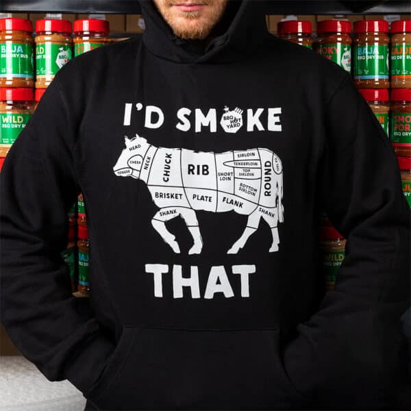 I'd Smoke That majica s kapuljačom (hoodie) XL