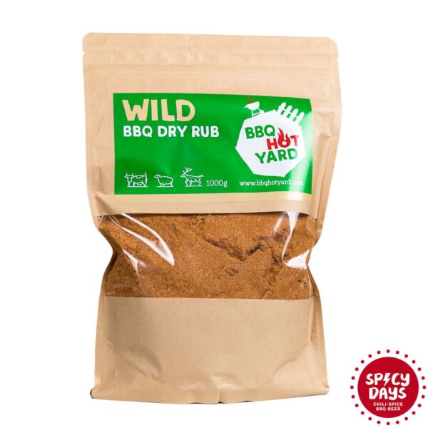 Wild BBQ Dry rub mješavina začina za roštilj 1kg 1