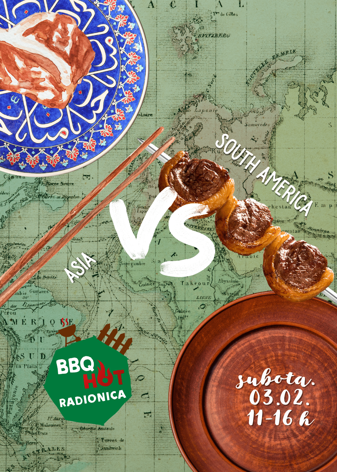 BBQ Radionica - Steak my Day: Asia vs. South America edition - bbqhotyard.com
