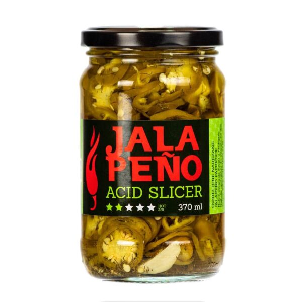 Jalapeno Acid Slicer ukiseljene papričice 370ml 1
