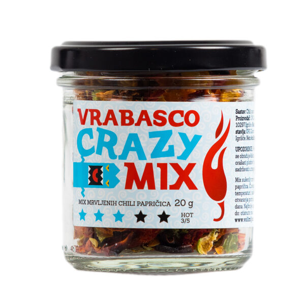 Vrabasco Crazy Mix sušene papričice 20g