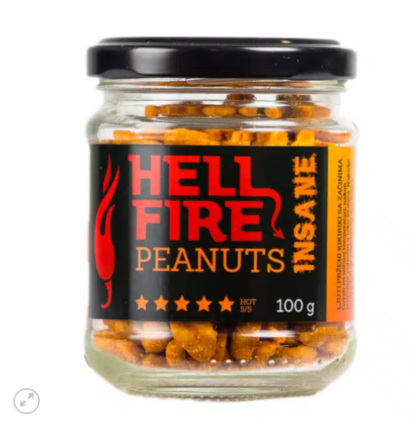 Hellfire Peanuts Insane ljuti kikiriki 100g