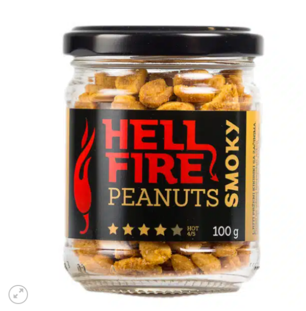 Hellfire Peanuts Smoky ljuti kikiriki 100g