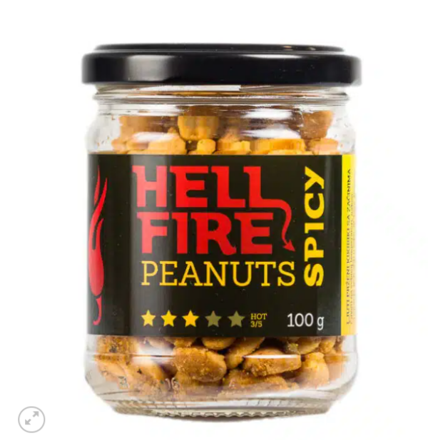 Hellfire Peanuts Spicy ljuti kikiriki 100g