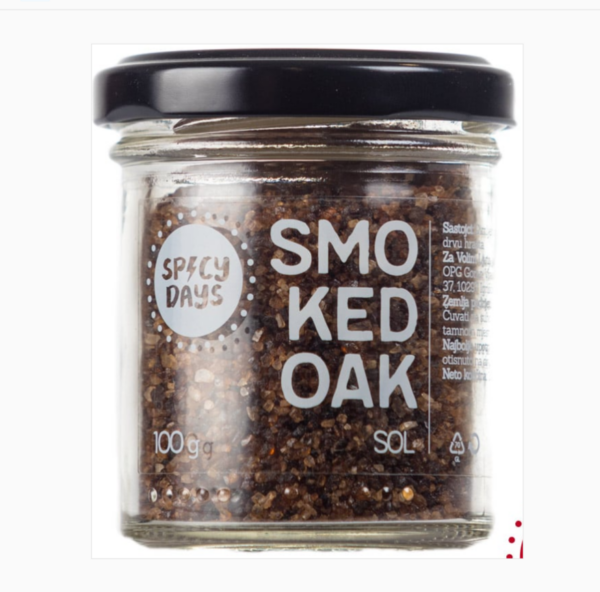 Smoked Oak sol 100g – dimljena sol