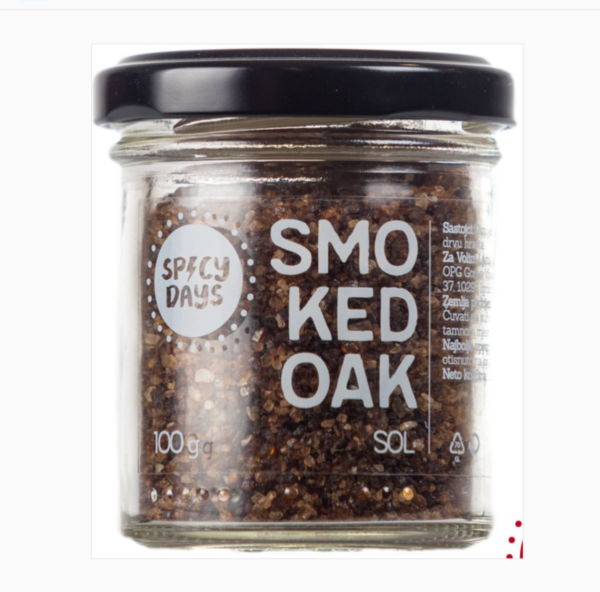 Smoked Oak sol 100g – dimljena sol 1