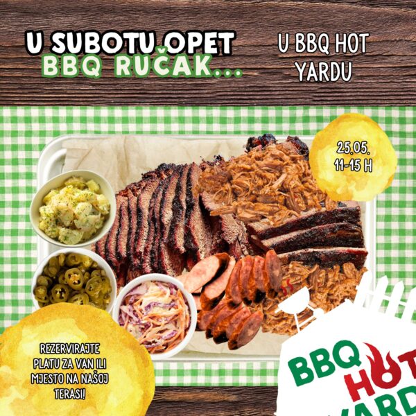 Ove subote opet BBQ ručak u BBQ Hot Yardu - bbqhotyard.com