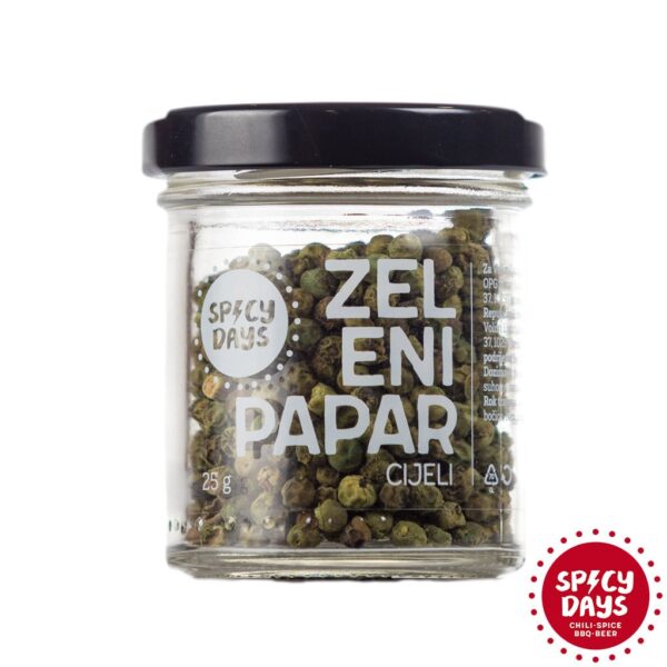 Zeleni papar cijeli 25g 1