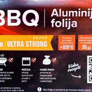 Alu folija za zamatanje mesa MA-KOLE BBQ 3