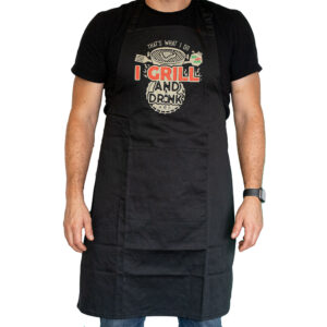 BBQ pregača I grill - crna