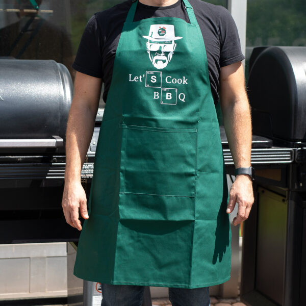 Pregača I cook BBQ - zelena - Image 2