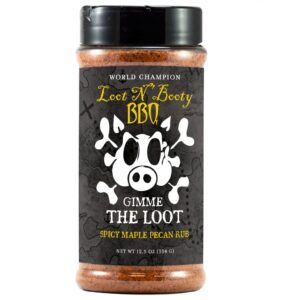 Loot N’ Booty - Gimme the Loot Spicy Maple Pecan Rub 354gr