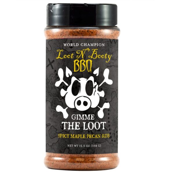 Loot N’ Booty - Gimme the Loot Spicy Maple Pecan Rub 354gr