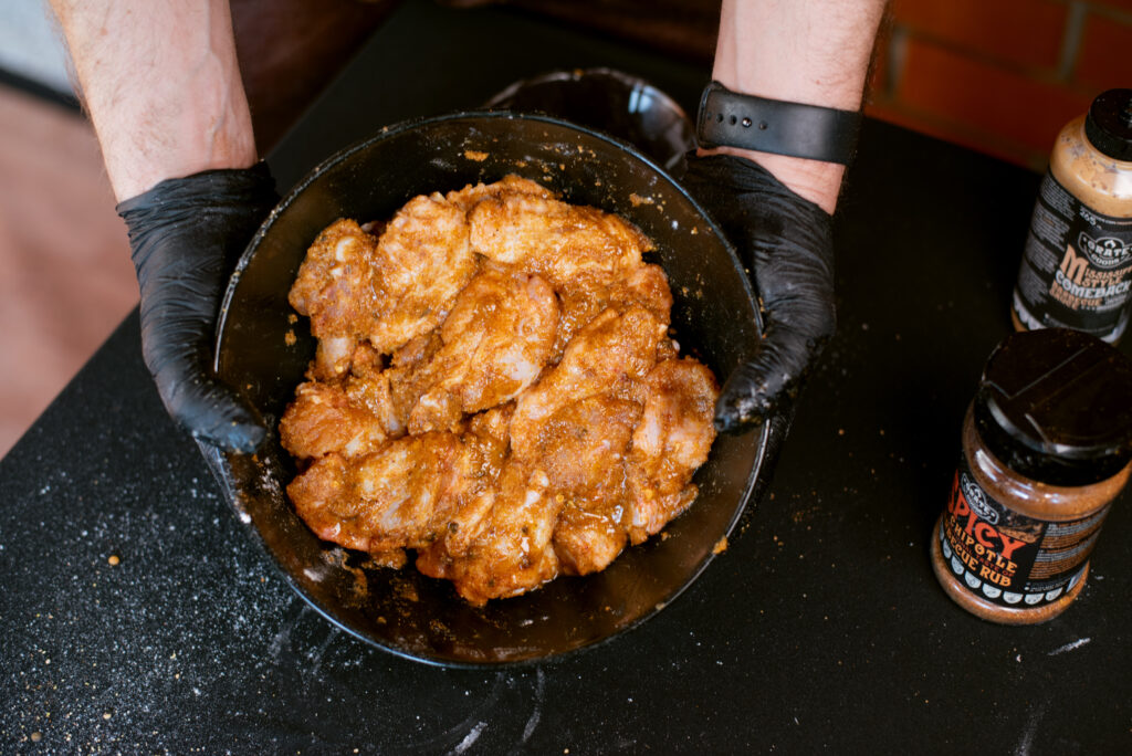 Smoke fried krilca - recept za hrskava krilca bez friteze 2