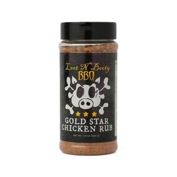 Loot N’ Booty - BBQ Gold Star Chicken Rub 369g