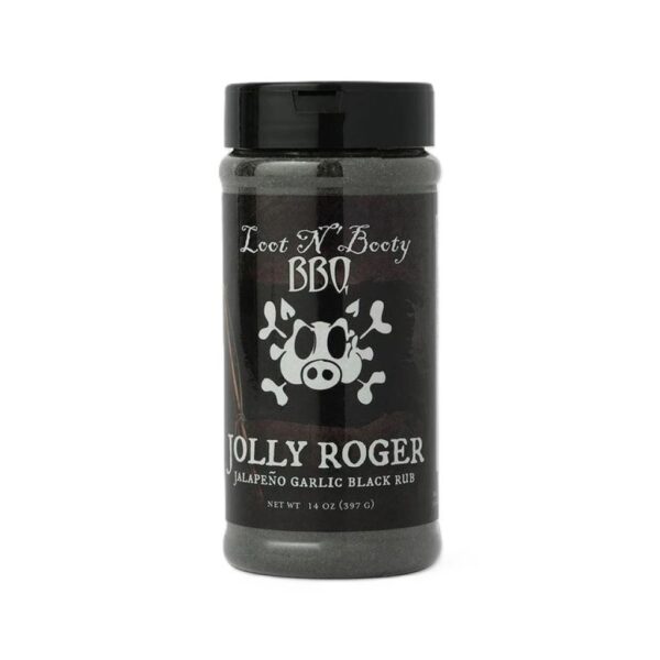 Loot N’ Booty - BBQ Jolly Roger Jalapeño Garlic Black Rub 397g