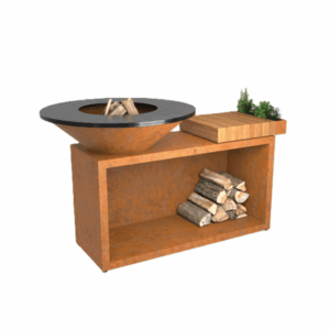 OFYR Island Corten 100 Teak Wood