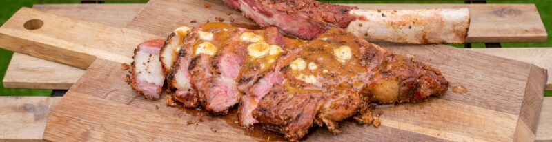 Reverse Sear Steak & Tomahawk