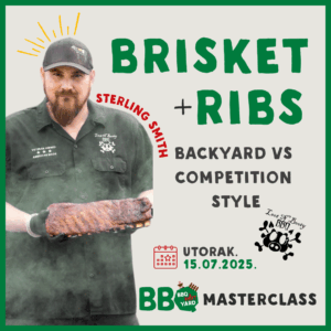 BBQ Masterclass by Sterling Smith: Brisket & Ribs - Backyard vs Competition style - 15.7.2025.
