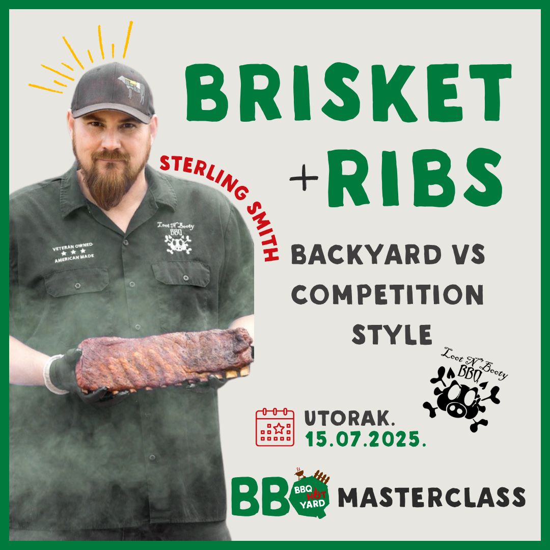 BBQ Masterclass by Sterling Smith: Brisket & Ribs - Backyard vs Competition style - 15.7.2025.