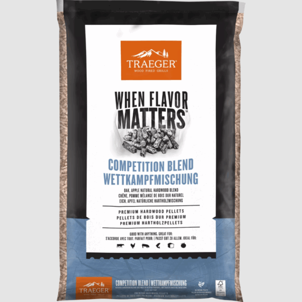 Traeger drveni peleti - Competition Blend (jabuka i hrast)  9 kg