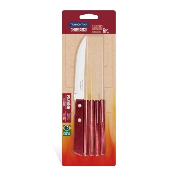 Tramontina - Churrasco noževi za odrezak 11,4 cm 6 komada