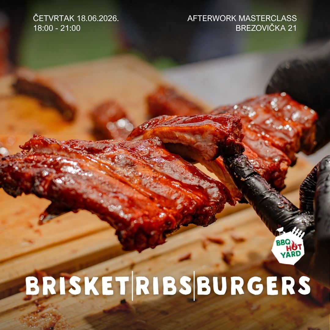 Afterwork BBQ Masterclass: Brisket, Ribs and Burgers - 18.6.2026. 2