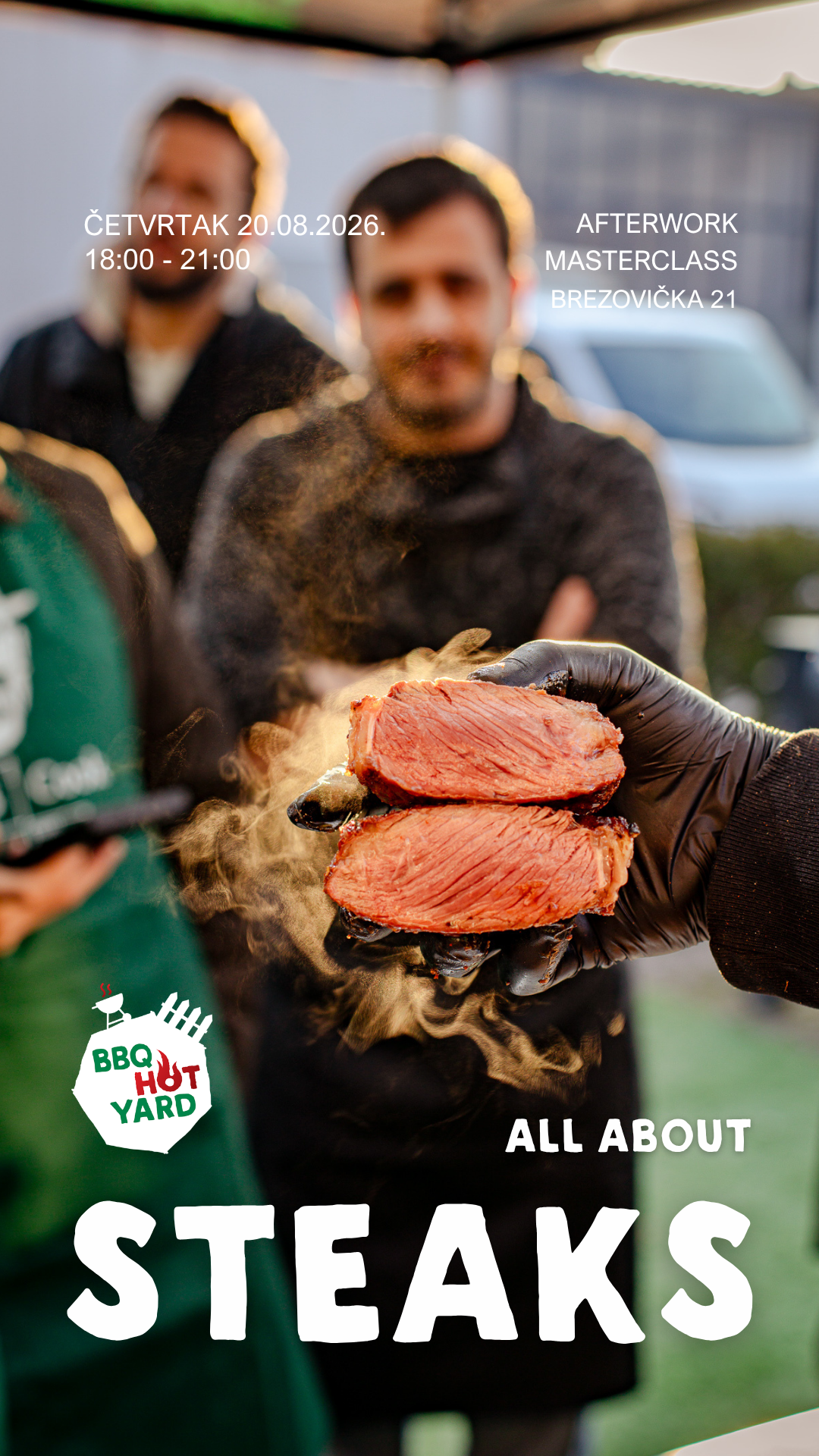 Afterwork BBQ Masterclass : All about steaks - 20.8.2026. 2